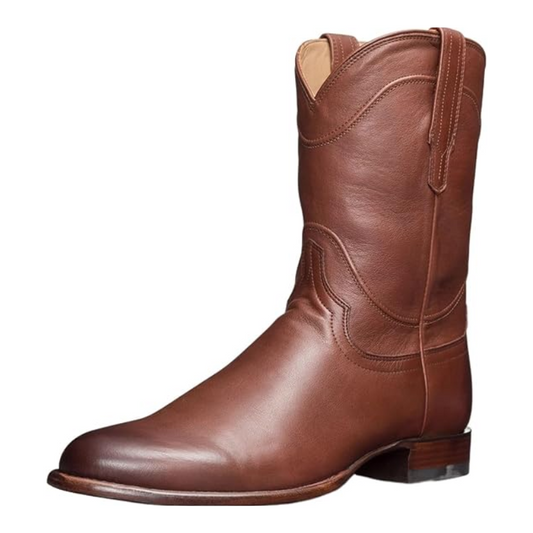 Men Retro Leather Boots Casual Fashion