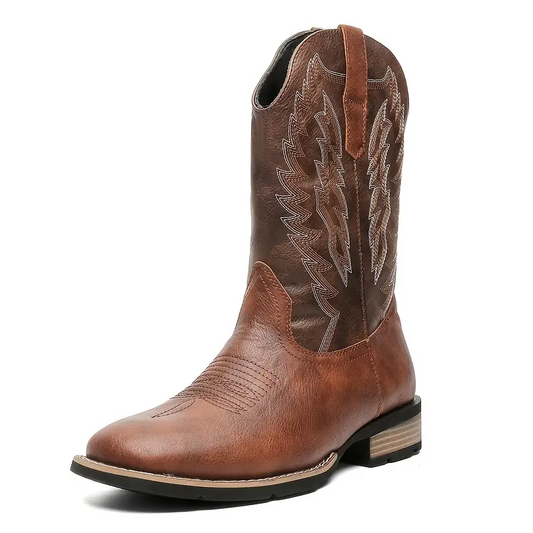 Men's Classic Retro Western Cowboy Boots Mens