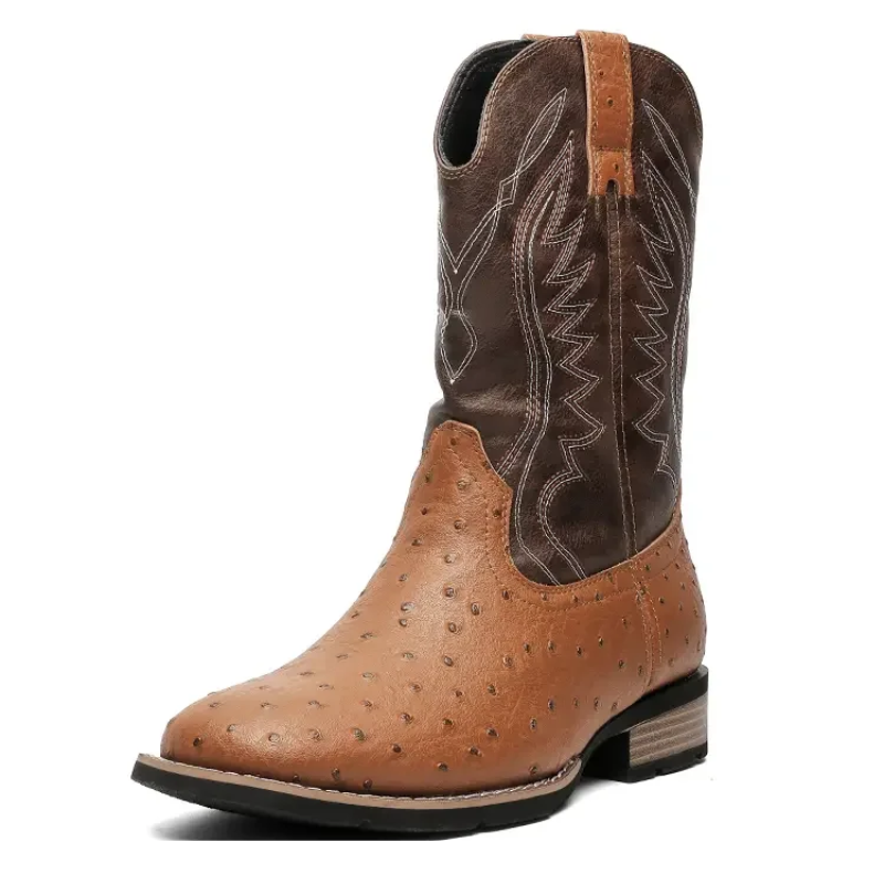 Men's Classic Retro Western Cowboy Boots