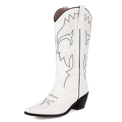 Pink Cowboy Cowgirl Woman Boots