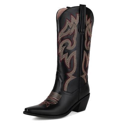 Pink Cowboy Cowgirl Woman Boots
