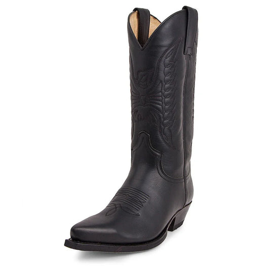 Men Western Cowboy Boots Winter